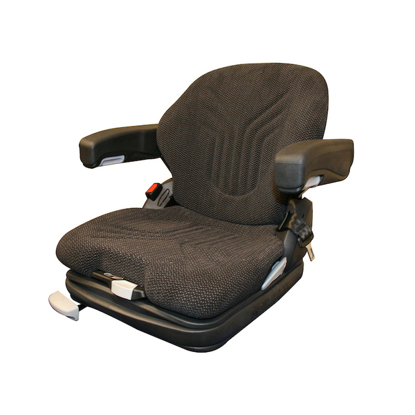 A & I Products Grammer Seat, CHARCOAL MATRIX CLOTH 20.5" x25" x19.25" A-MSG75GGRC